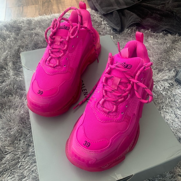 Balenciaga triple s hot pink Clearance